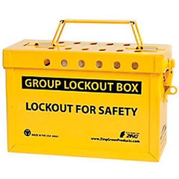 Zing ZING RecycLockout Group Lockout Box (Yellow), 6061Y 6061Y